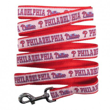 PHILADELPHIA PHILLIES DOG LEASH – RIBBON, MLB - Bones Bizzness