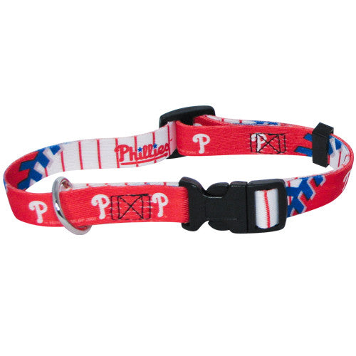 PHILADELPHIA PHILLIES DOG COLLAR, MLB - Bones Bizzness