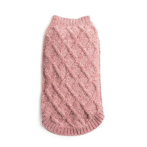 PINK CHENILLE SWEATER