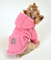 PINK CREST FLEECE DOG HOODIE, Sweaters - Bones Bizzness