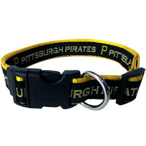 PITTSBURGH PIRATES DOG COLLAR – RIBBON, MLB - Bones Bizzness