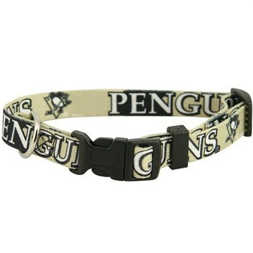 PITTSBURGH PENGUINS DOG COLLAR, NHL - Bones Bizzness