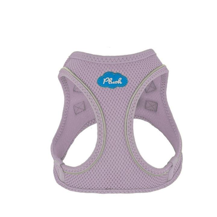 PLUSH STEP IN AIR MESH HARNESS - LAVENDER FROST, Harness - Bones Bizzness