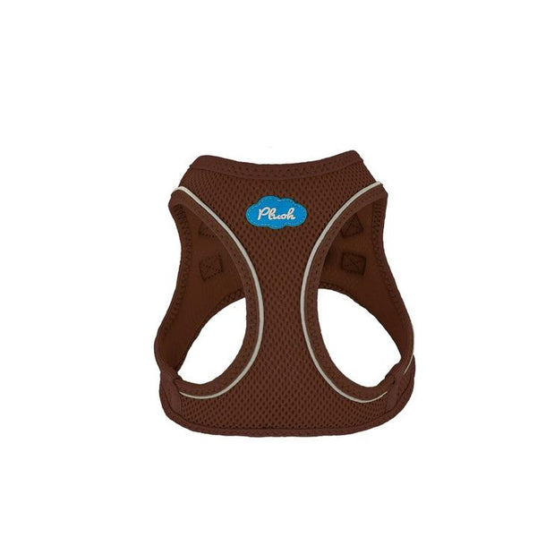 PLUSH STEP IN AIR MESH HARNESS - TOFFEE, Harness - Bones Bizzness