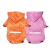 POCKET PACKAWAY DOG RAINCOAT V2 (PINK/ORANGE/RED), Raincoat - Bones Bizzness