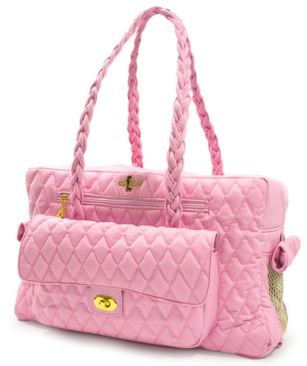 PORSHA BABY PINK DOG CARRIER, Carriers - Bones Bizzness