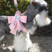 STARDUST TAIL-BOW STEP-IN SWAROVSKI CRYSTAL DOG HARNESS  - 42 COLORS, Harness - Bones Bizzness