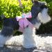 PUPPY PINK TAIL BOW HEART  STEP-IN DOG HARNESS, Harness - Bones Bizzness