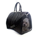 BLACK QUILTED LUXE JL DUFFLE DOG CARRIER, Carriers - Bones Bizzness