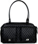 CAVIAR QUILTED MARLEE DOG BAG - BLACK, Carriers - Bones Bizzness