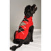 RED ARGYLE DOG SWEATER - Bones Bizzness