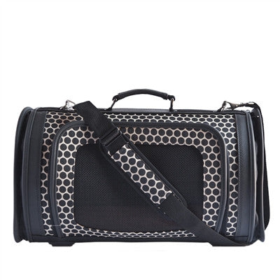 KELLE DOG BAG REVERSE BLACK NOIR, Carriers - Bones Bizzness