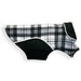 REVERSIBLE BLACK PLAID POLAR FLEECE WRAP COAT, Coats - Bones Bizzness