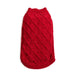 RED CHENILLE SWEATER