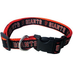 SAN FRANCISCO GIANTS DOG COLLAR – RIBBON, MLB - Bones Bizzness