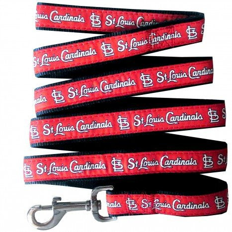 ST. LOUIS CARDINALS DOG LEASH – RIBBON, MLB - Bones Bizzness