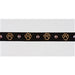 SUSAN LANCI EMBROIDERED PAWS SWAROVSKI CRYSTAL DOG COLLAR - (42 COLORS), Collars - Bones Bizzness