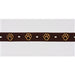 SUSAN LANCI EMBROIDERED PAWS SWAROVSKI CRYSTAL DOG COLLAR - (42 COLORS), Collars - Bones Bizzness