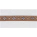 CRYSTAL PAWS ULTRASUEDE DOG COLLAR BY SUSAN LANCI - (42 COLORS), Collars - Bones Bizzness