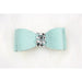 CRYSTAL ROCKS ULTRASUEDE HAIR BOWS - (53 COLORS), HAIR BOW - Bones Bizzness