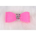 CRYSTAL ROCKS ULTRASUEDE HAIR BOWS - (53 COLORS), HAIR BOW - Bones Bizzness