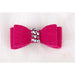 CRYSTAL ROCKS ULTRASUEDE HAIR BOWS - (53 COLORS), HAIR BOW - Bones Bizzness