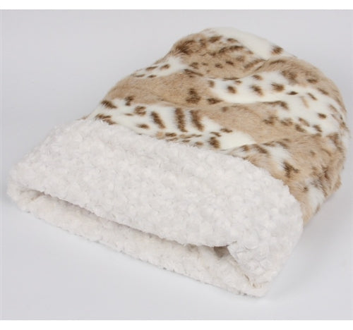 CUDDLE CUP DOG BED -ARCTIC SNOW LEOPARD, Beds - Bones Bizzness