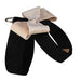 BLACK TINKIE HARNESS W/CHAMPAGNE GLITZERATI NOUVEAU BOW