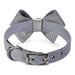 PLATINUM GLITZERATI NOUVEAU BOW COLLAR