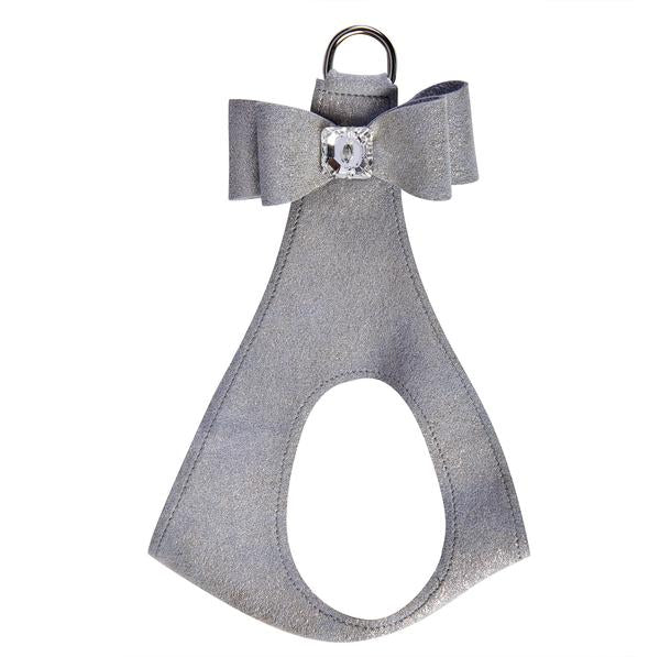 PLATINUM GLITZERATI BIG BOW STEP IN HARNESS