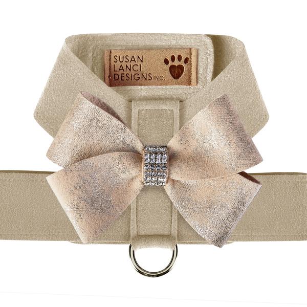 DOE W/CHAMPAGNE GLITZERATI NOUVEAU TINKIE BOW HARNESS
