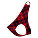 RED CHESTNUT SCOTTY PLAID PLAIN STEP-IN HARNESS, Harness - Bones Bizzness