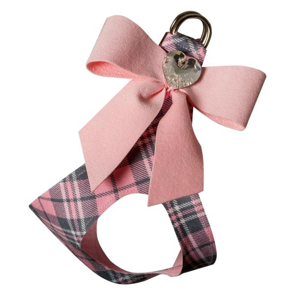 PUPPY PINK SCOTTY TAIL BOW STEP IN DOG HARNESS, Harness - Bones Bizzness