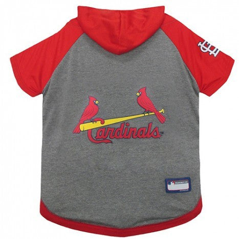 ST. LOUIS CARDINALS HOODY DOG TEE, MLB - Bones Bizzness