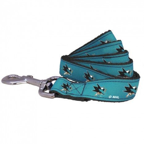 SAN JOSE SHARKS DOG LEASH – RIBBON, NHL - Bones Bizzness