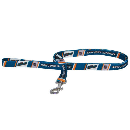 SAN JOSE SHARKS DOG LEASH, NHL - Bones Bizzness