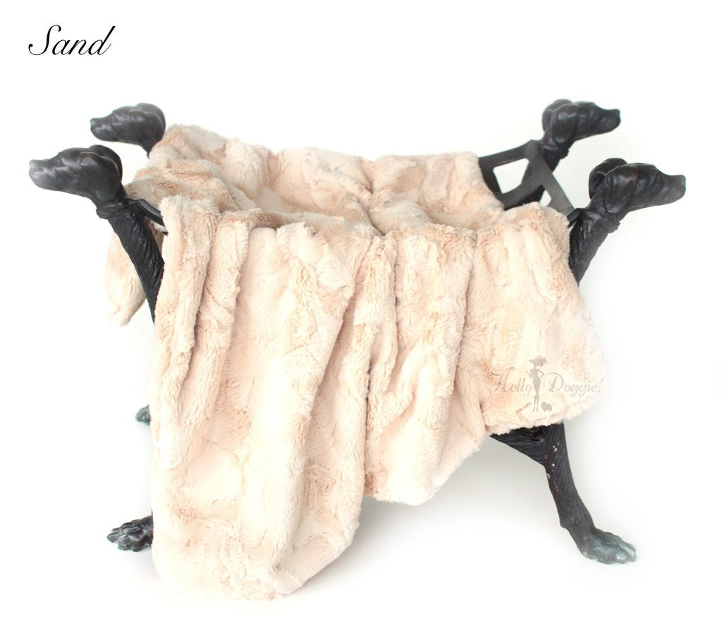 LUXE DOG BLANKET - SAND, Blankets - Bones Bizzness