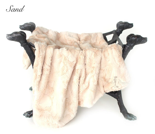 LUXE DOG BLANKET - SAND, Blankets - Bones Bizzness