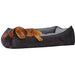 AUBERGINE SCOOP DOG BED, Beds - Bones Bizzness