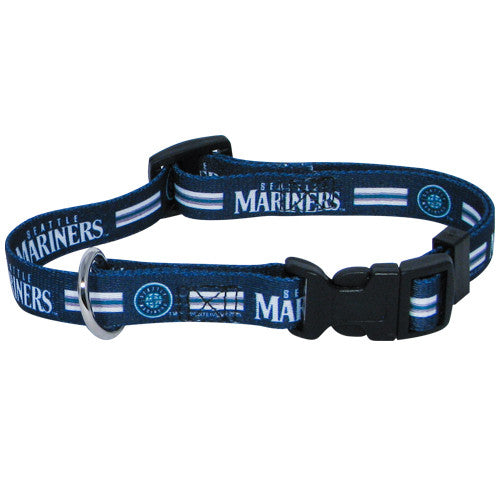 SEATTLE MARINERS DOG COLLAR, MLB - Bones Bizzness