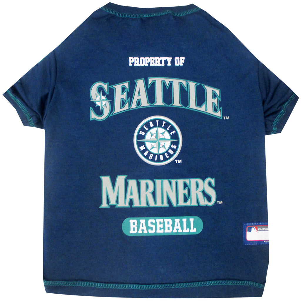 SEATTLE MARINERS DOG TEE SHIRT, MLB - Bones Bizzness