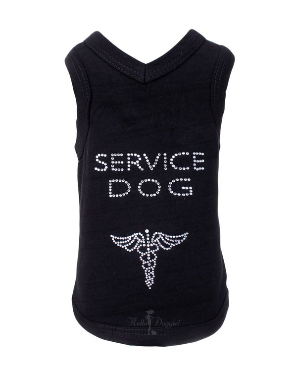 SERVICE DOG TANK SHIRT, Shirts Tanks & Tees - Bones Bizzness
