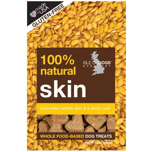 SKIN 100% NATURAL BAKED TREAT - FEATURING FLAX SEEDS AND KIWI FRUIT, Treats - Bones Bizzness