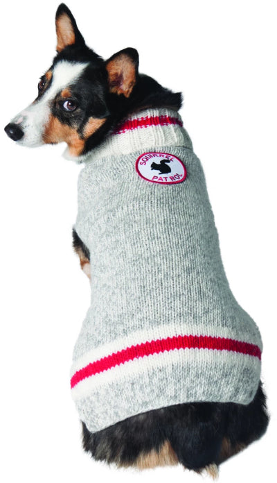 SQUIRREL PATROL WOOL DOG SWEATER