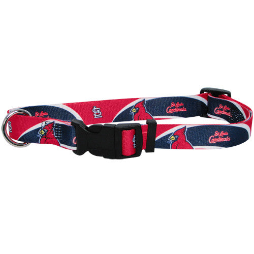 ST. LOUIS CARDINALS DOG COLLAR, MLB - Bones Bizzness