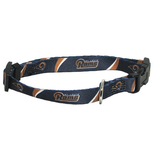 ST. LOUIS RAMS DOG COLLAR, NFL Collars - Bones Bizzness