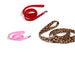 SUSAN LANCI PLAIN ULTRASUEDE DOG LEASHES (42 COLORS), Leash - Bones Bizzness