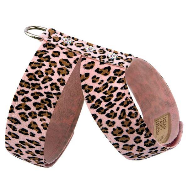 PINK CHEETAH TINKIE CRYSTAL PAW HARNESS, Harness - Bones Bizzness