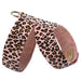 PINK CHEETAH TINKIE CRYSTAL PAW HARNESS, Harness - Bones Bizzness