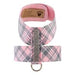 SCOTTY PUPPY PINK PLAID TINKIE 4-ROWS OF GILTMORE HARNESS